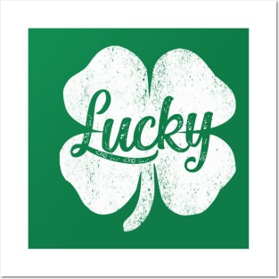 lucky st patricks day Posters and Art